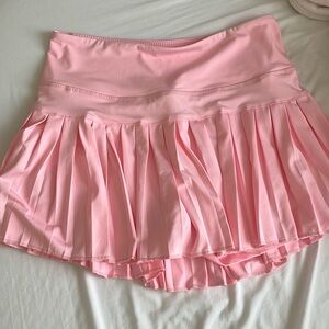 Pink Gold Hinge mini skirt